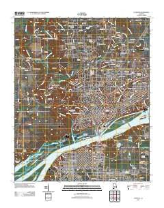 Florence Alabama Historical topographic map, 1:24000 scale, 7.5 X 7.5 Minute, Year 2011