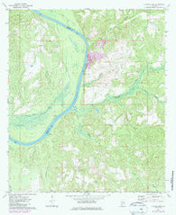 Flynns Lake Alabama Historical topographic map, 1:24000 scale, 7.5 X 7.5 Minute, Year 1972