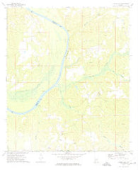 Flynns Lake Alabama Historical topographic map, 1:24000 scale, 7.5 X 7.5 Minute, Year 1972