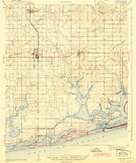 Foley Alabama Historical topographic map, 1:62500 scale, 15 X 15 Minute, Year 1943