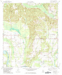 Forester Alabama Historical topographic map, 1:24000 scale, 7.5 X 7.5 Minute, Year 1981