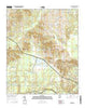 Forkland Alabama Current topographic map, 1:24000 scale, 7.5 X 7.5 Minute, Year 2014