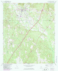 Fort Deposit Alabama Historical topographic map, 1:24000 scale, 7.5 X 7.5 Minute, Year 1971