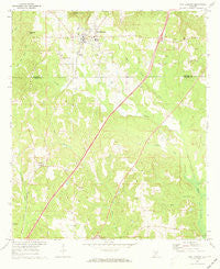 Fort Deposit Alabama Historical topographic map, 1:24000 scale, 7.5 X 7.5 Minute, Year 1971