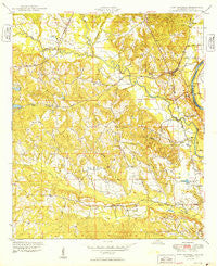 Fort Mitchell Alabama Historical topographic map, 1:24000 scale, 7.5 X 7.5 Minute, Year 1949