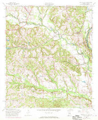 Fort Mitchell Alabama Historical topographic map, 1:24000 scale, 7.5 X 7.5 Minute, Year 1955