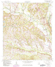 Fort Mitchell Alabama Historical topographic map, 1:24000 scale, 7.5 X 7.5 Minute, Year 1955
