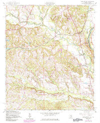 Fort Mitchell Alabama Historical topographic map, 1:24000 scale, 7.5 X 7.5 Minute, Year 1955