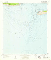Fort Morgan Alabama Historical topographic map, 1:24000 scale, 7.5 X 7.5 Minute, Year 1958