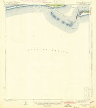 Fort Morgan Alabama Historical topographic map, 1:62500 scale, 15 X 15 Minute, Year 1942