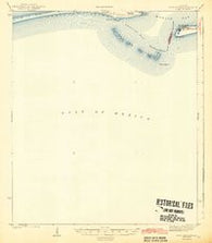 Fort Morgan Alabama Historical topographic map, 1:62500 scale, 15 X 15 Minute, Year 1942