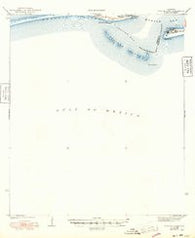 Fort Morgan Alabama Historical topographic map, 1:62500 scale, 15 X 15 Minute, Year 1942