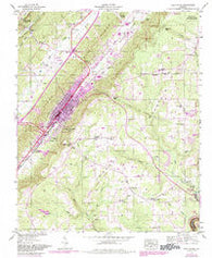 Fort Payne Alabama Historical topographic map, 1:24000 scale, 7.5 X 7.5 Minute, Year 1946