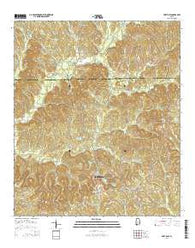 Fort Dale Alabama Current topographic map, 1:24000 scale, 7.5 X 7.5 Minute, Year 2014
