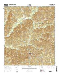 Fort Dale Alabama Current topographic map, 1:24000 scale, 7.5 X 7.5 Minute, Year 2014
