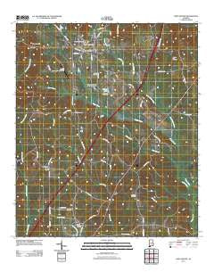 Fort Deposit Alabama Historical topographic map, 1:24000 scale, 7.5 X 7.5 Minute, Year 2011