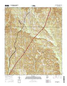 Fort Deposit Alabama Current topographic map, 1:24000 scale, 7.5 X 7.5 Minute, Year 2014