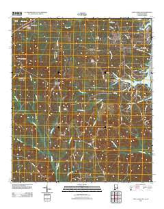 Fort Gaines NW Alabama Historical topographic map, 1:24000 scale, 7.5 X 7.5 Minute, Year 2011