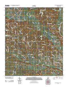Fort Mitchell Alabama Historical topographic map, 1:24000 scale, 7.5 X 7.5 Minute, Year 2011