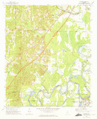 Fosters Alabama Historical topographic map, 1:24000 scale, 7.5 X 7.5 Minute, Year 1969
