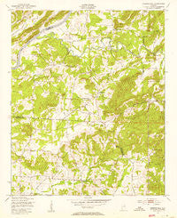 Francis Mill Alabama Historical topographic map, 1:24000 scale, 7.5 X 7.5 Minute, Year 1947
