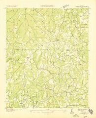 Frankfort Alabama Historical topographic map, 1:24000 scale, 7.5 X 7.5 Minute, Year 1936