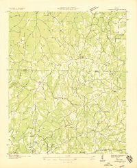 Frankfort Alabama Historical topographic map, 1:24000 scale, 7.5 X 7.5 Minute, Year 1936