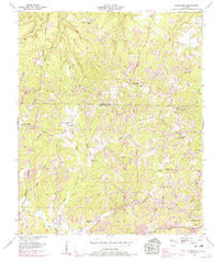 Frankfort Alabama Historical topographic map, 1:24000 scale, 7.5 X 7.5 Minute, Year 1957