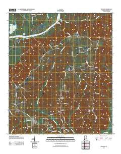 Franklin Alabama Historical topographic map, 1:24000 scale, 7.5 X 7.5 Minute, Year 2011