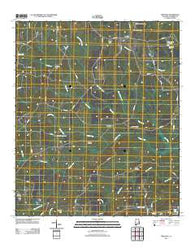 Fredonia Alabama Historical topographic map, 1:24000 scale, 7.5 X 7.5 Minute, Year 2011