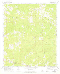 Fredonia Alabama Historical topographic map, 1:24000 scale, 7.5 X 7.5 Minute, Year 1971