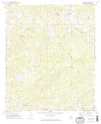Fredonia Alabama Historical topographic map, 1:24000 scale, 7.5 X 7.5 Minute, Year 1971