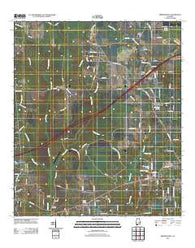 Freemanville Alabama Historical topographic map, 1:24000 scale, 7.5 X 7.5 Minute, Year 2011