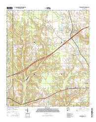 Freemanville Alabama Current topographic map, 1:24000 scale, 7.5 X 7.5 Minute, Year 2014