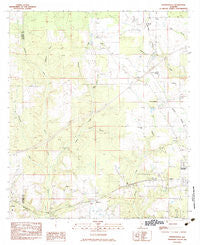 Freemanville Alabama Historical topographic map, 1:24000 scale, 7.5 X 7.5 Minute, Year 1983