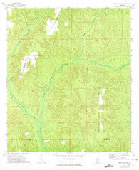Frisco City SE Alabama Historical topographic map, 1:24000 scale, 7.5 X 7.5 Minute, Year 1972