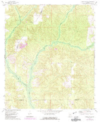 Frisco City SE Alabama Historical topographic map, 1:24000 scale, 7.5 X 7.5 Minute, Year 1972