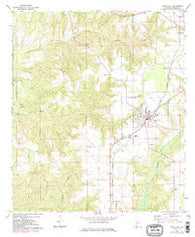 Frisco City Alabama Historical topographic map, 1:24000 scale, 7.5 X 7.5 Minute, Year 1972