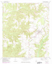 Frisco City Alabama Historical topographic map, 1:24000 scale, 7.5 X 7.5 Minute, Year 1972