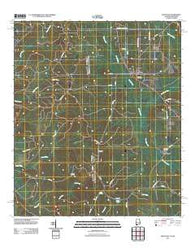 Fruitdale Alabama Historical topographic map, 1:24000 scale, 7.5 X 7.5 Minute, Year 2011