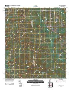 Fruitdale Alabama Historical topographic map, 1:24000 scale, 7.5 X 7.5 Minute, Year 2011