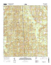 Fruitdale Alabama Current topographic map, 1:24000 scale, 7.5 X 7.5 Minute, Year 2014
