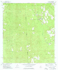 Fruitdale Alabama Historical topographic map, 1:24000 scale, 7.5 X 7.5 Minute, Year 1974