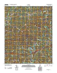 Fruithurst Alabama Historical topographic map, 1:24000 scale, 7.5 X 7.5 Minute, Year 2011