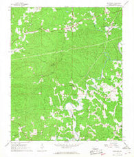 Fruithurst Alabama Historical topographic map, 1:24000 scale, 7.5 X 7.5 Minute, Year 1966