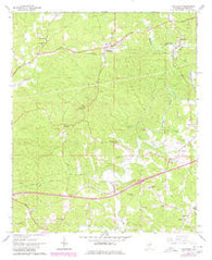 Fruithurst Alabama Historical topographic map, 1:24000 scale, 7.5 X 7.5 Minute, Year 1966
