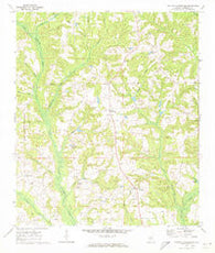 Fullers Crossroads Alabama Historical topographic map, 1:24000 scale, 7.5 X 7.5 Minute, Year 1971