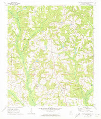 Fullers Crossroads Alabama Historical topographic map, 1:24000 scale, 7.5 X 7.5 Minute, Year 1971