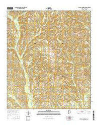 Fullers Crossroads Alabama Current topographic map, 1:24000 scale, 7.5 X 7.5 Minute, Year 2014