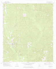 Fulton East Alabama Historical topographic map, 1:24000 scale, 7.5 X 7.5 Minute, Year 1973